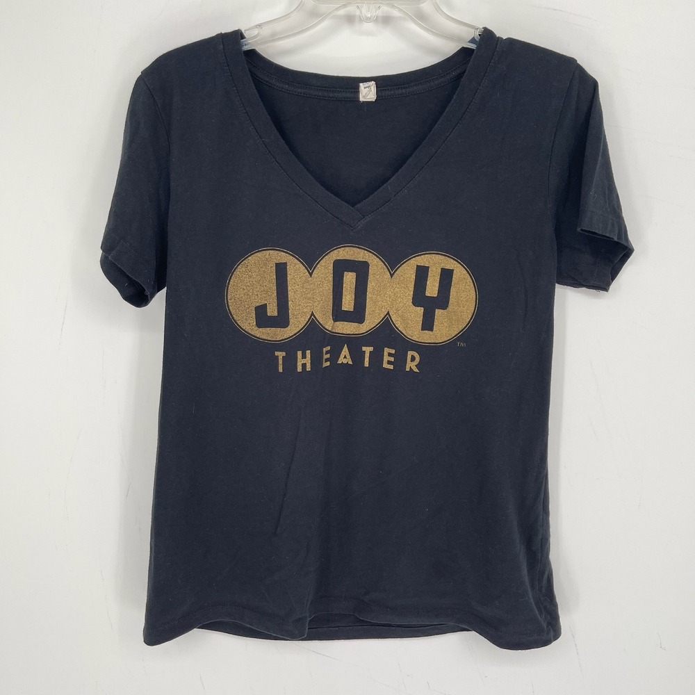 Next‎ Level Women's Black Joy Theater New Orleans Graphic V-Neck T-Shirt Size XL